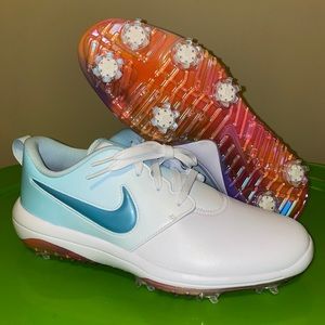 NEW Nike Roshe G Tour NRG Golf Shoes White Blue